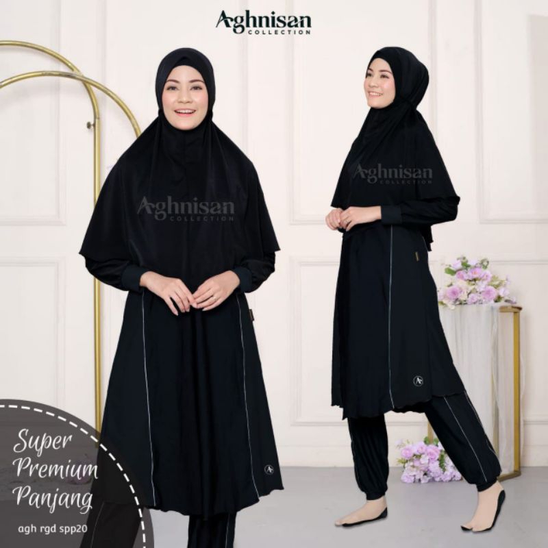 Baju Renang Muslimah Super Premium Panjang SPP by Aghnisan