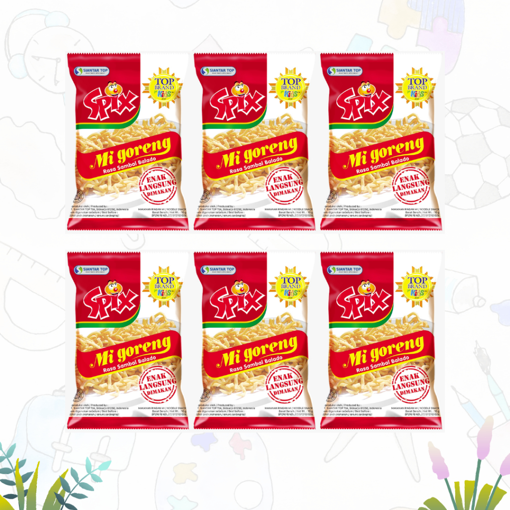 

Spix Snack Rasa Mi goreng 10x9gr (Renceng)