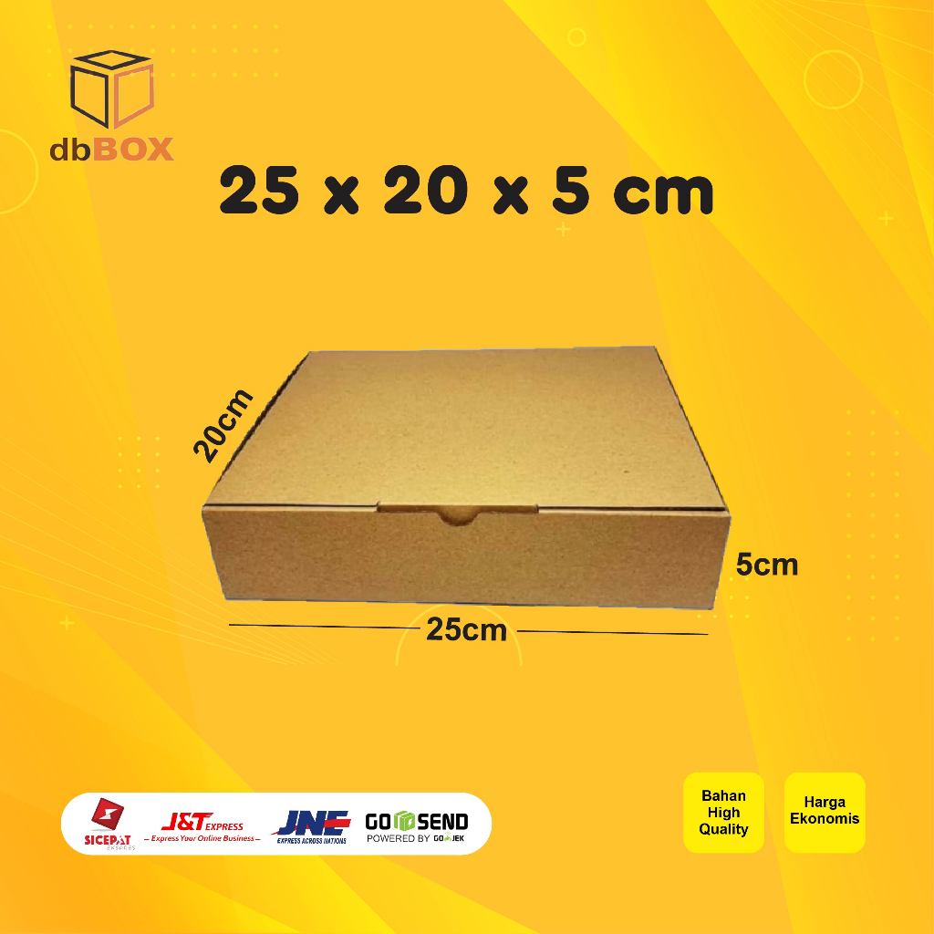 

Kardus 25x20x5 cm | Box Die Cut & Easy Usage | Box Aksesories
