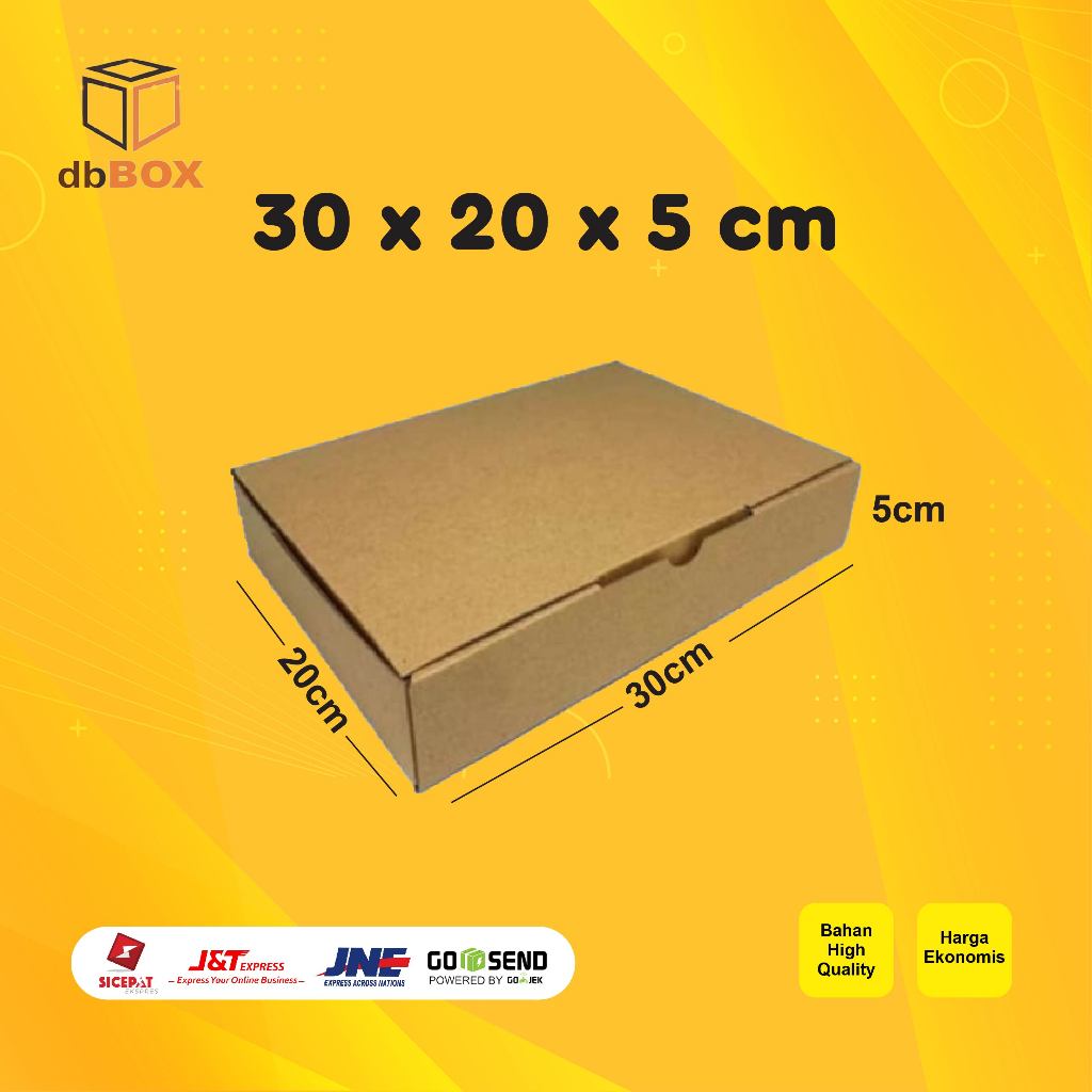 

Kardus 30x20x5 cm | Box Die Cut dan Easy Usage | Box Kue Tart