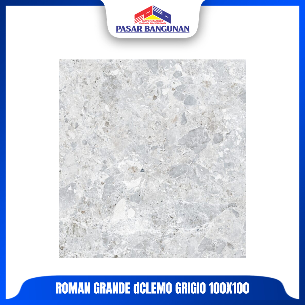 Roman Granit Grande dClemo Grigio 100x100