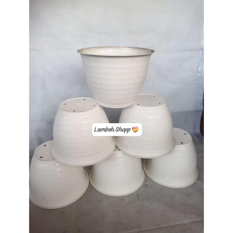 Pot Bunga / Vas bunga Tabitha isi 6 pcs Batam