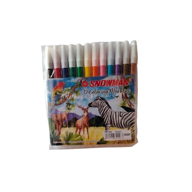 

SNOWMAN spidol 12 warna