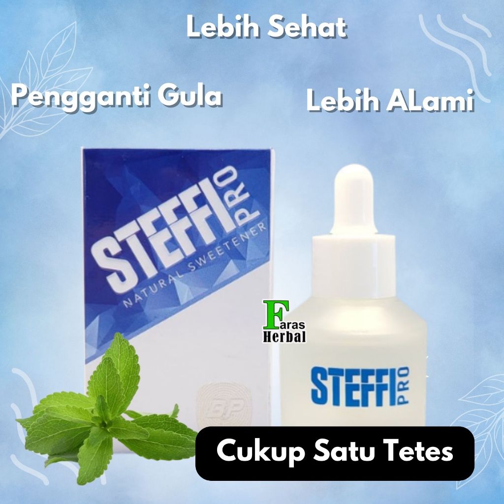 

Steffi Pro Natural Sweetener 30 ml Pengganti Gula Cukup Satu Tetes Aman Dan Cocok Bagi Penderita Diabetes