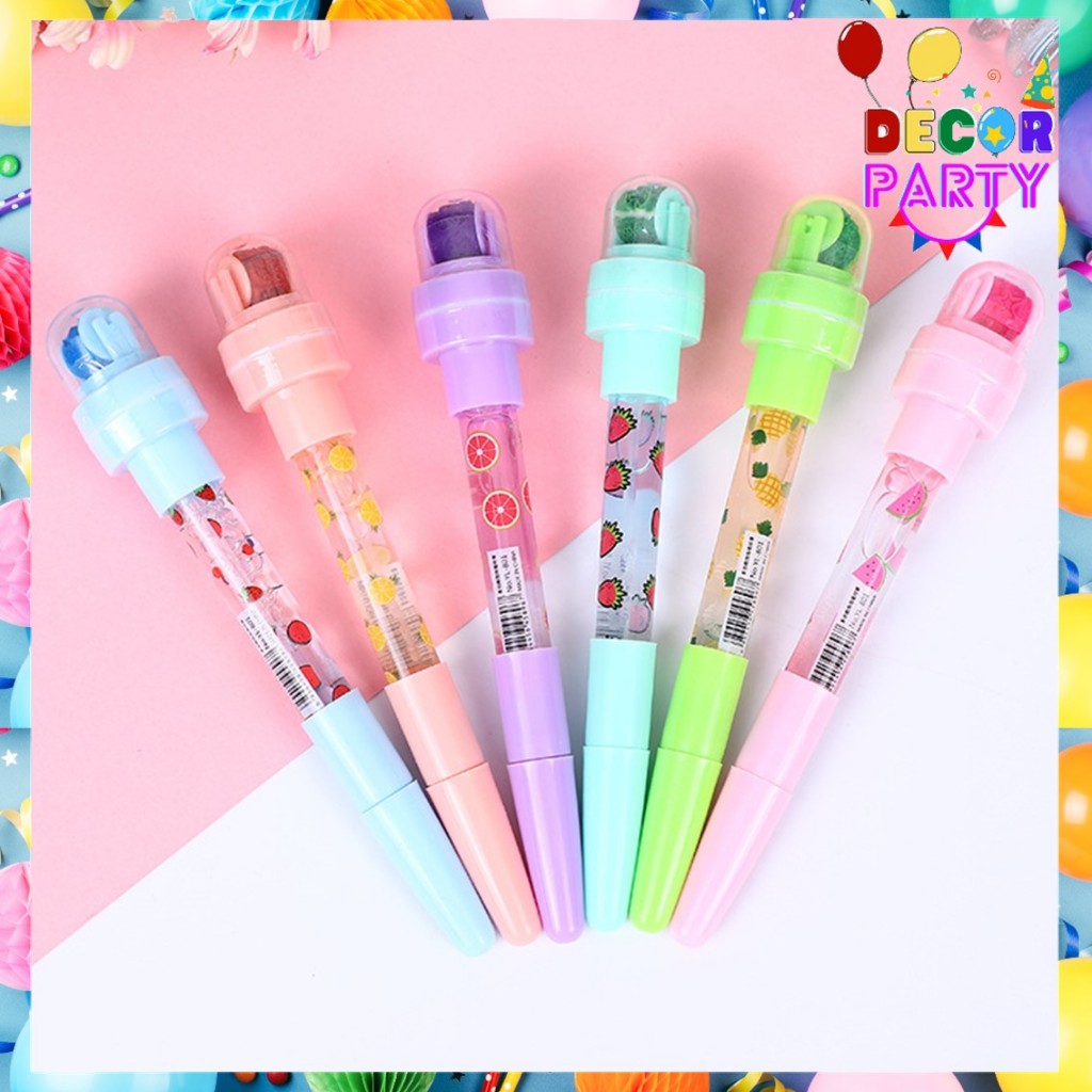 

DP Pena Gel Gelembung Bubble Light 5 in 1 Segel Rol Cahaya Segel Anak-Anak Bolpoint Kreatif Ajaib Pulpen Multi Fungsi Roller Seal Anak Sihir Kreatif Pulpen Pena Hadiah Sekolah