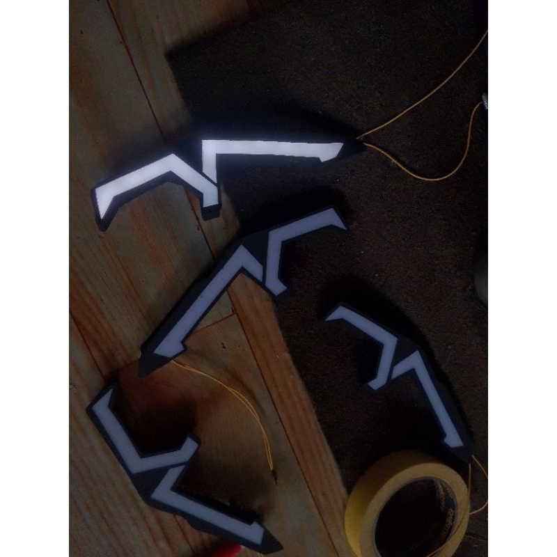 sepasang lampu alis Hexagon Vario 125 / 150 LED Old 2015-2017