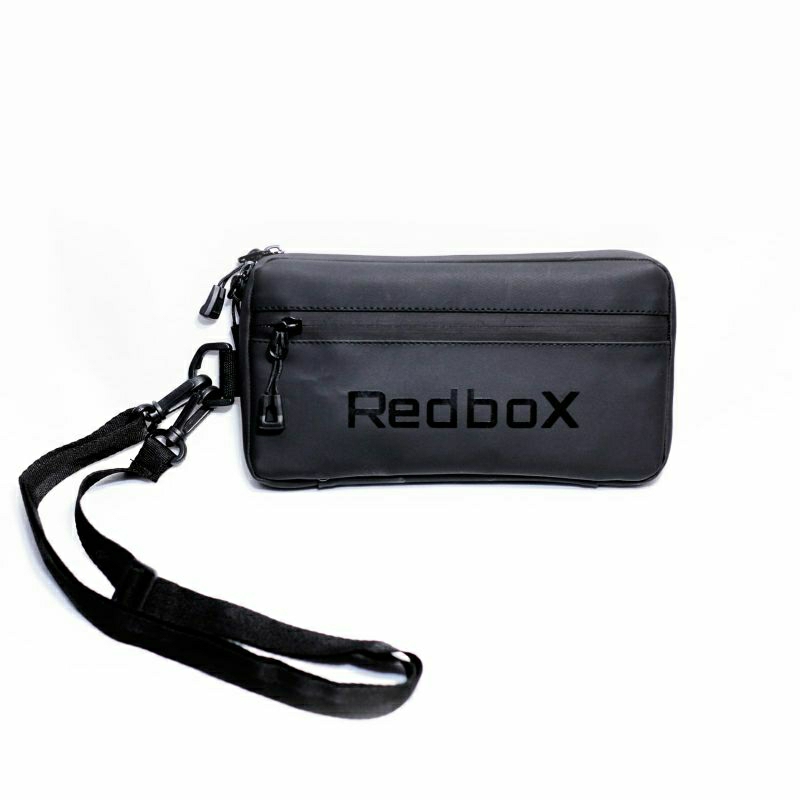 Redbox-Sling Bag Tas Selempang Dompet Hp Vu Anti Air Pria Wanita Handbag Pouchba Warna Hitam Premium