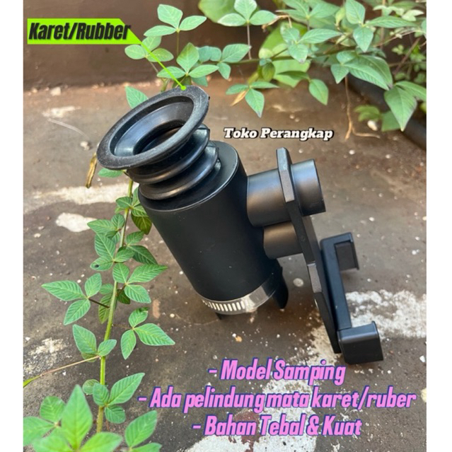 Mounting Holder HP ke teleskop Model Samping - Moncam