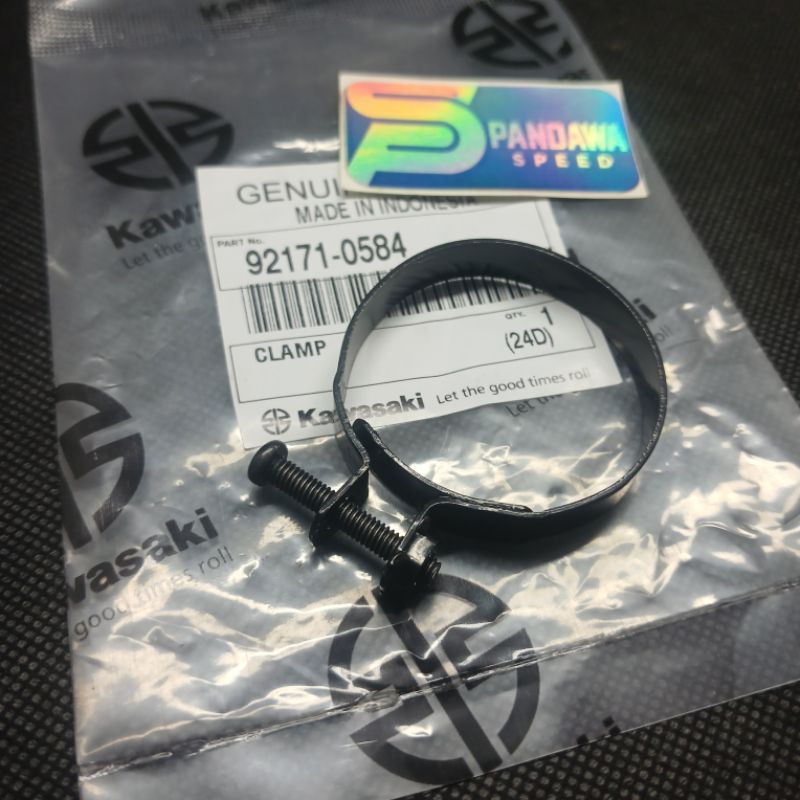 Klem Intake Karbu Ninja 150 R Rr Ss Original 92171-0584
