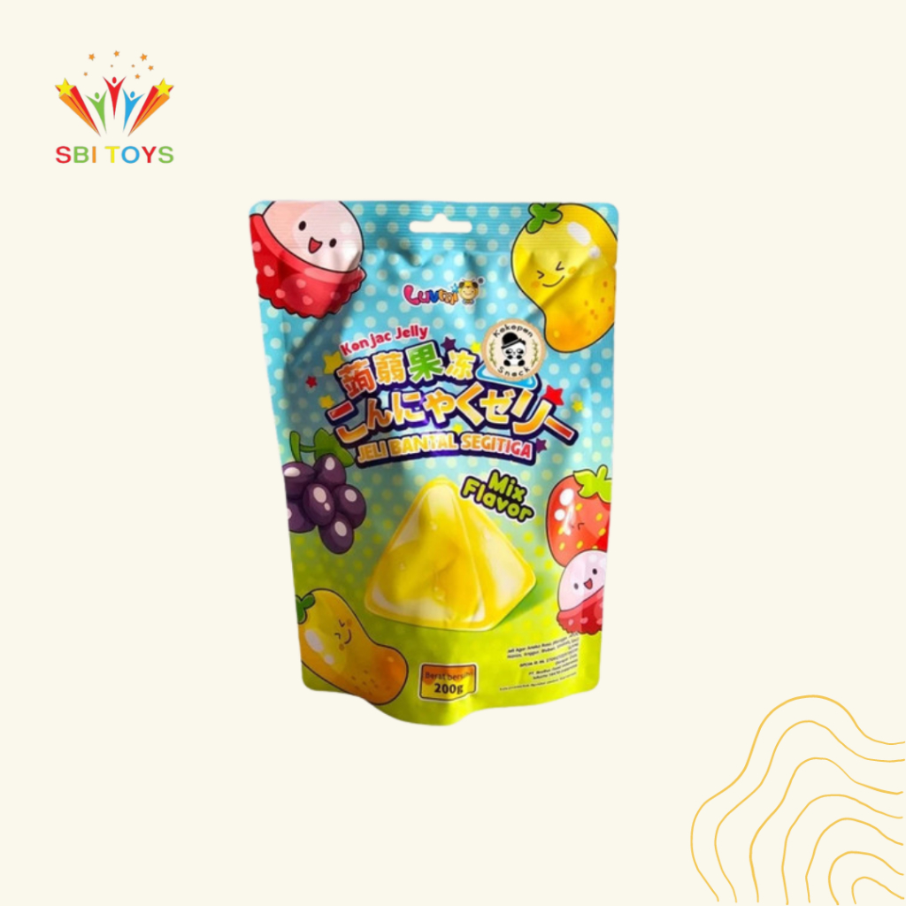 

[SBI TOYS] 1 pack Luvmi Konjac Jelly Segitiga || Jelly Bantal Segitiga || Jelly Viral