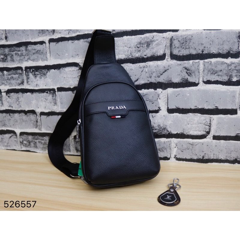 Tas Dada Pria PRAD Terbaru, Tas Dada, Tas Selempang Bahu Model: 526557