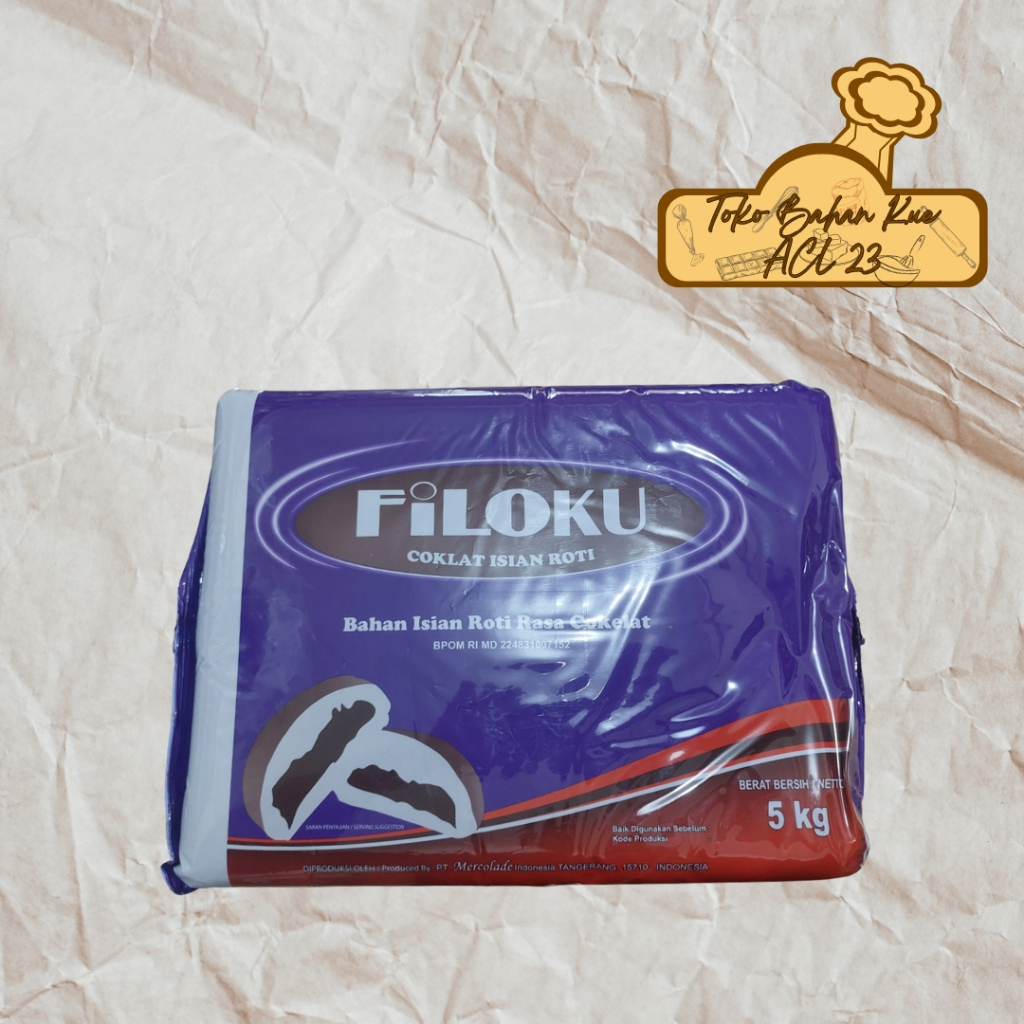 

Isian Coklat Filoku/Filoku Filling Pasta Cokelat 5 Kg