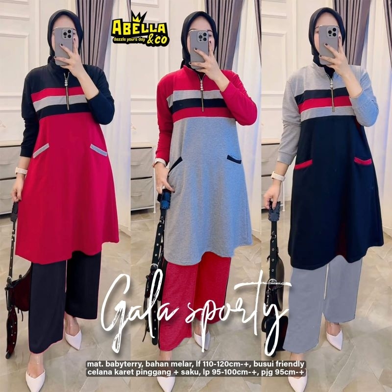 yosa josi tubi hijab sporty olahraga set baju olahraga ori abella baju olahraga muslimah baju sepeda