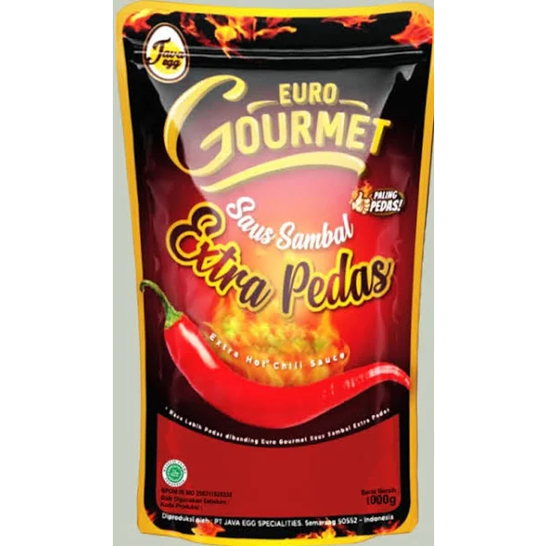 

Saus Sambal Extra Pedas Euro Gourmet 1kg