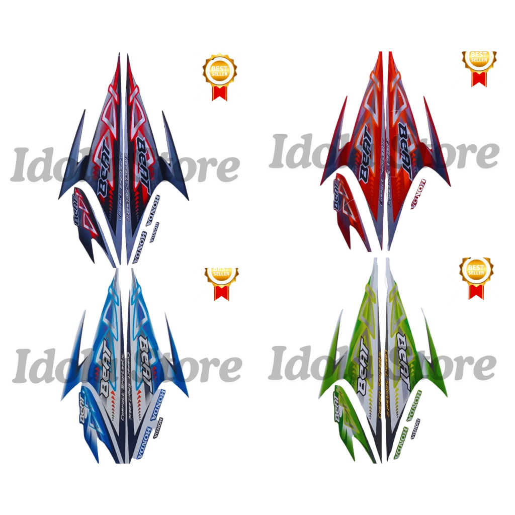 Sticker Striping Standart Motor Honda Beat Karbu 2012 list body motor beat Karbu 2012