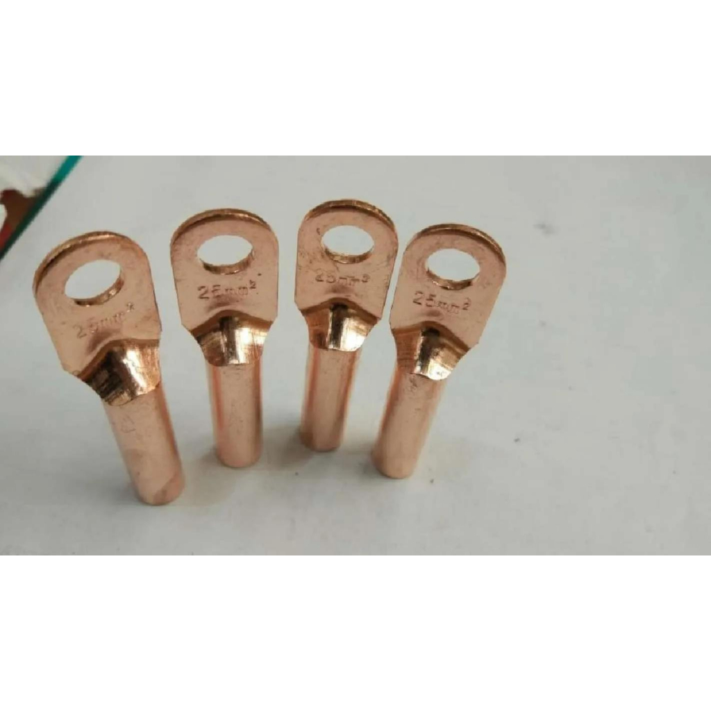 Skun Tembaga Asli Murni Ring DTG Ukuran 16mm 25mm 35mm 50mm 70mm 120mm 185mm