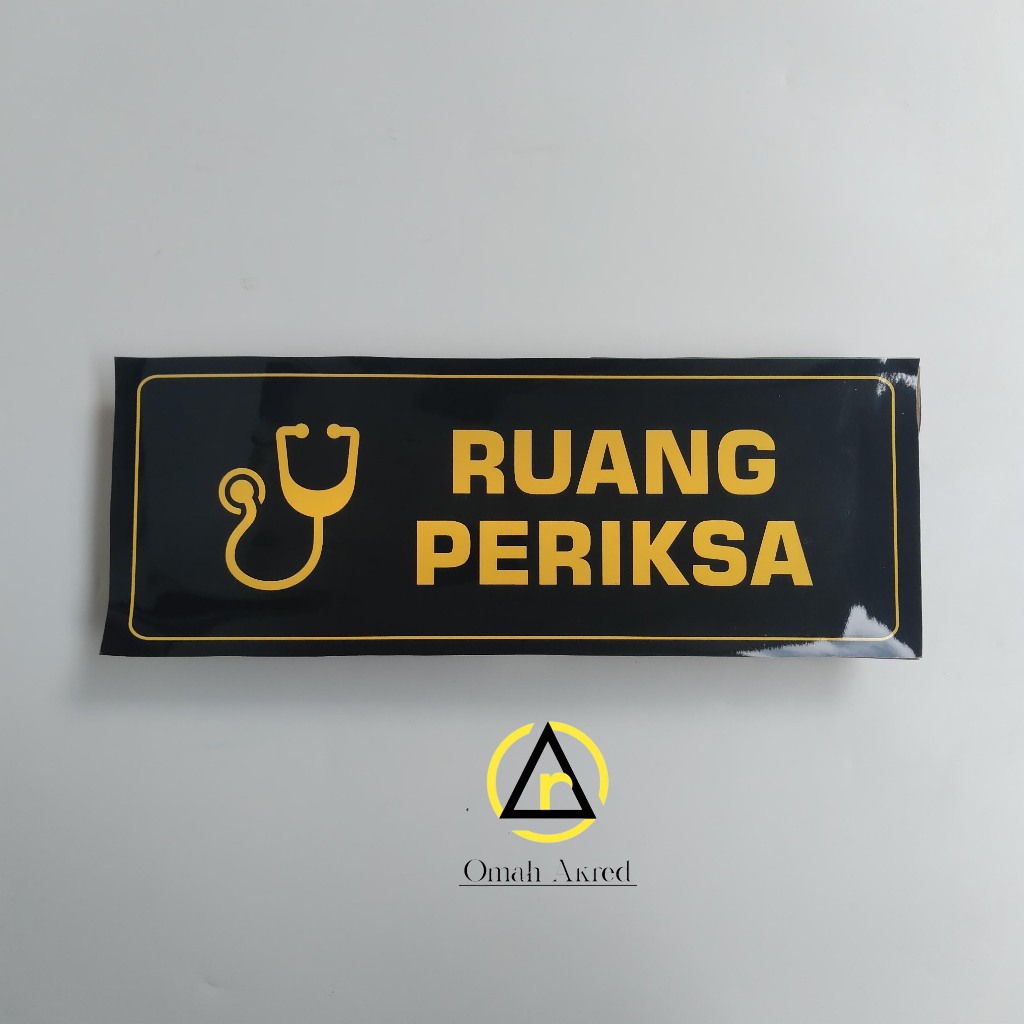 

Stiker Ruang Periksa - Penanda Ruang Periksa - Stiker Vinyl