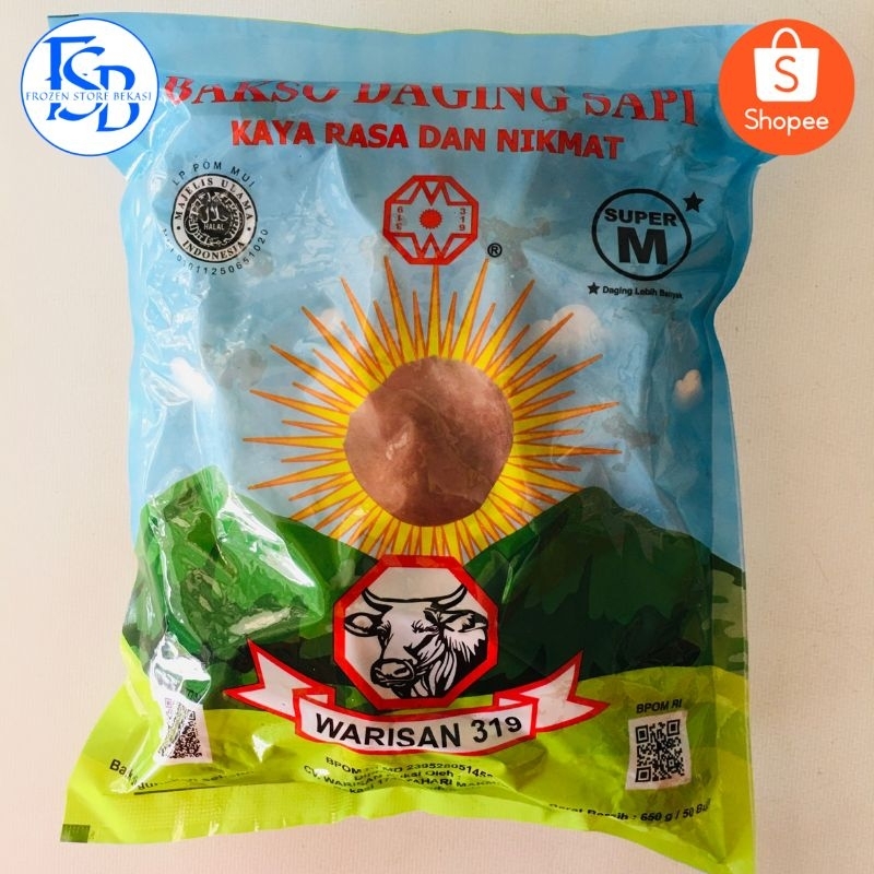 

BAKSO WARISAN SUPER M (650GR ISI 50)