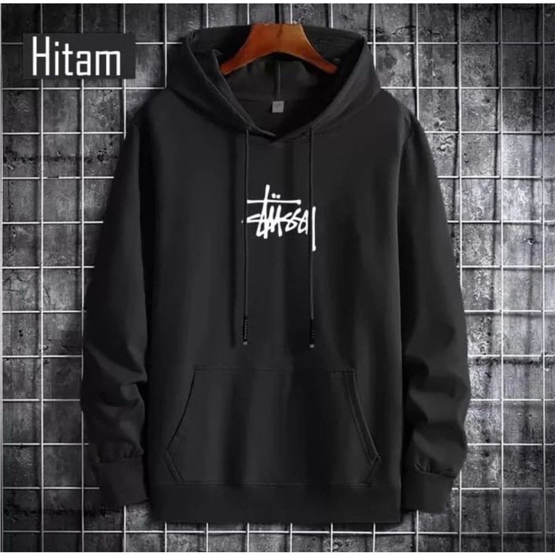 BANYAK CORAK DAN 2 WARNA L~XXL BAHAN BAGUS HOODIE STUSY  cowo aesthetic Switer Cowok Keren swetter p
