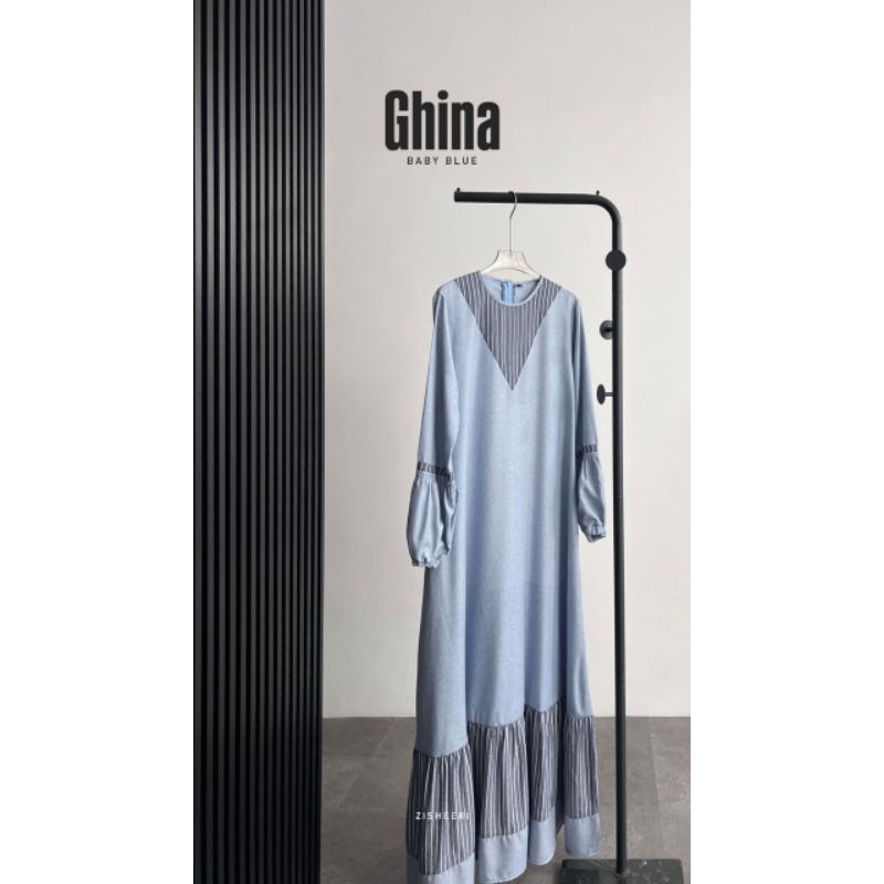 GHINA DRESS BY ZISHEERI / GAMIS KEKINIAN / DRESS / ZISHEERI