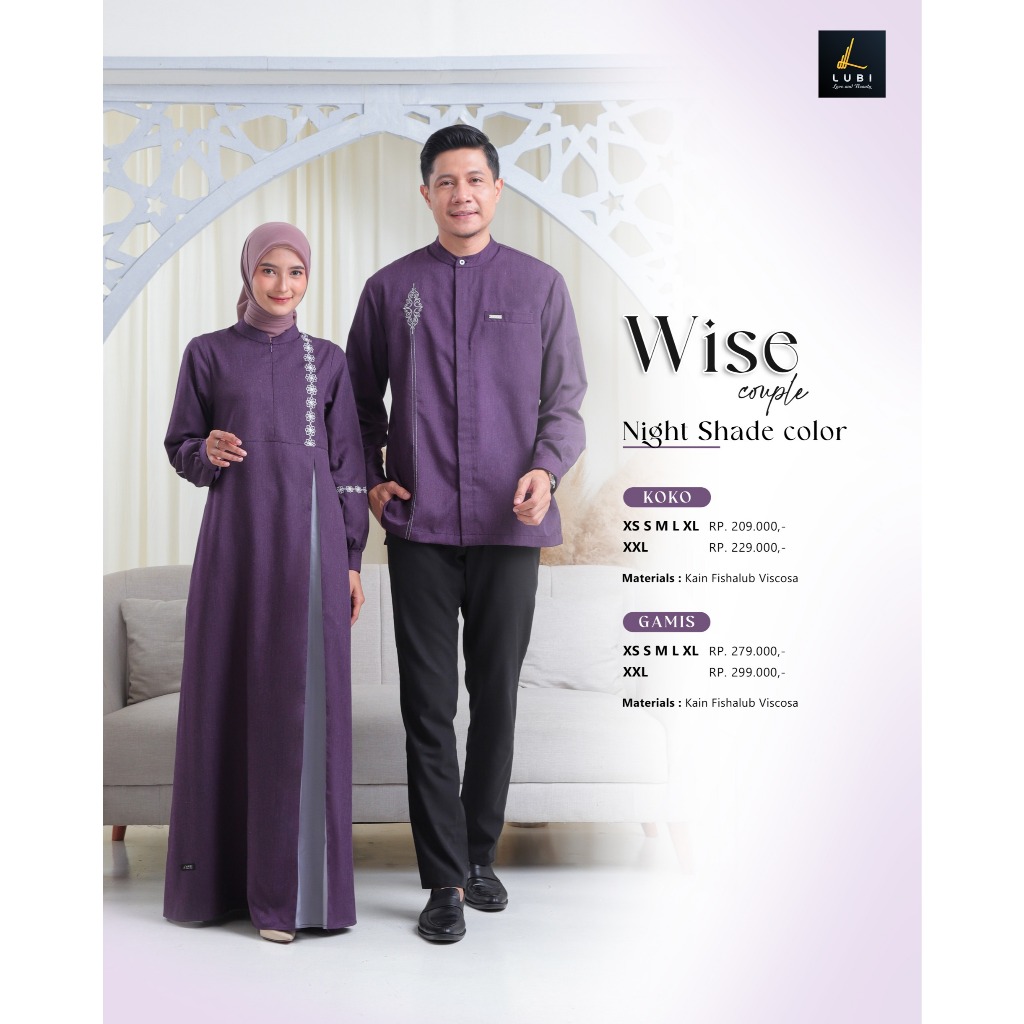 #Couple Muslim #Gamis #Baju Koko #Lubi #Wise