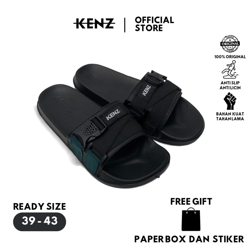KENZ SLIDE ON ORIGINAL KENZ ORIGINAL 100% Sandal Slide Pria Wanita Sendal Slop Flip Flop | Sandal Mo