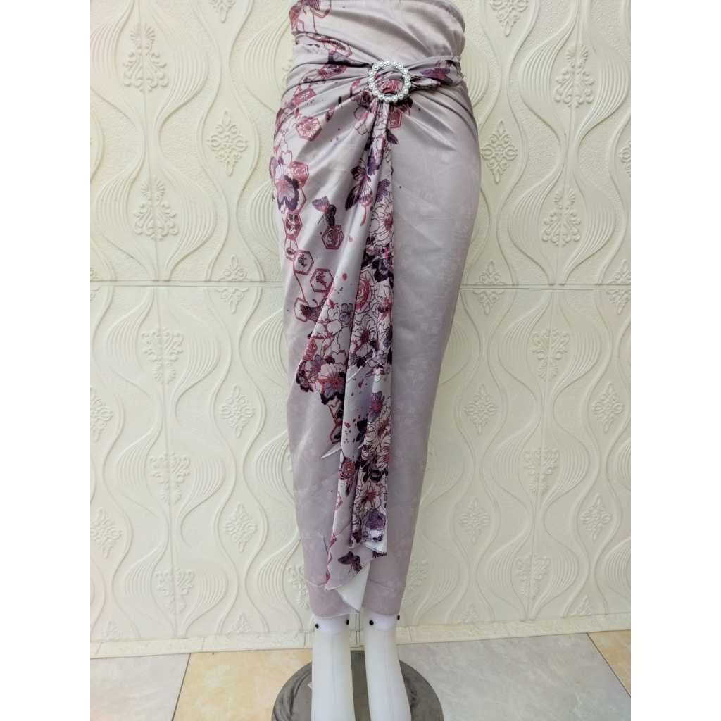 Rok Lilit Kebaya Premium Kekinian Kain Batik Lilit Motif Batik Bunga Bawahan Kebaya Rok Lilit Kondan