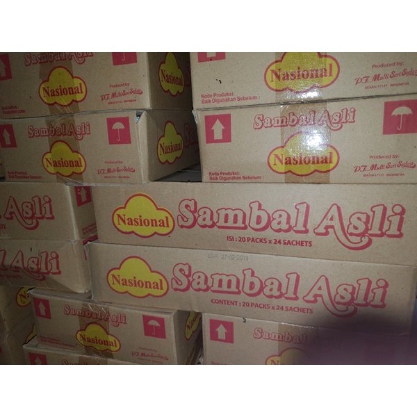 

Sambal sachet NASIONAL (1DUS=20bks)