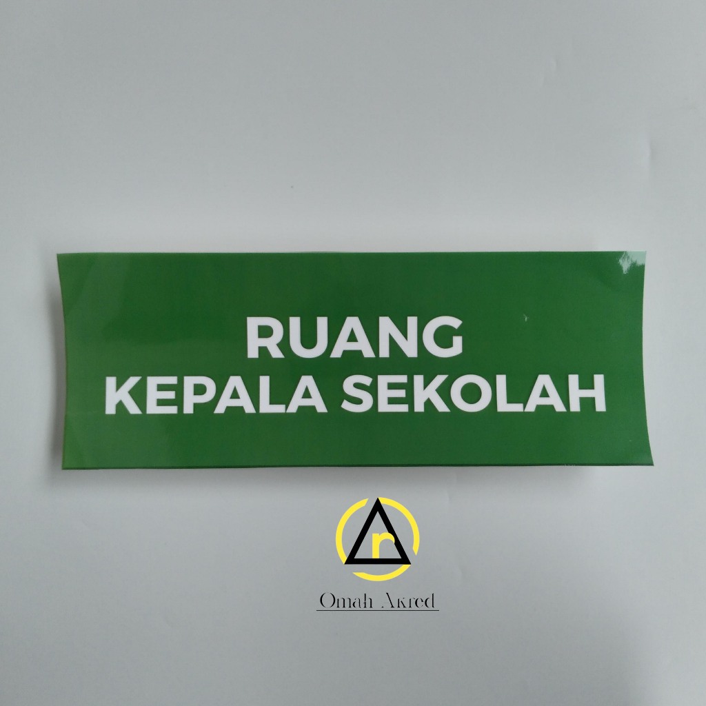 

Stiker Ruang Kepala Sekolah - Ruang Kepsek - Sekolah
