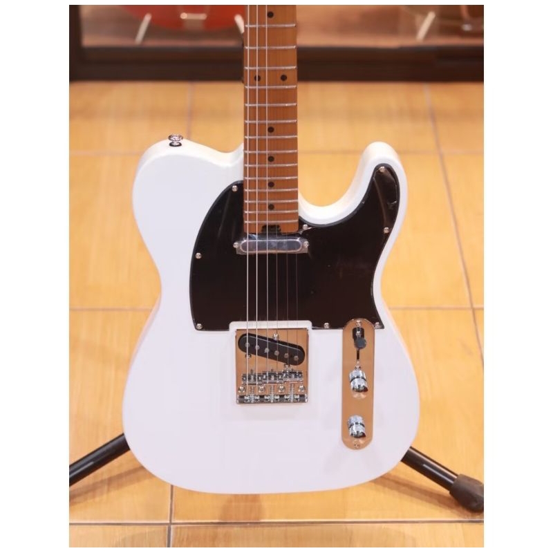 Soloking MT1 Vintage II Telecaster - Olympic White Roasted Maple MT-1