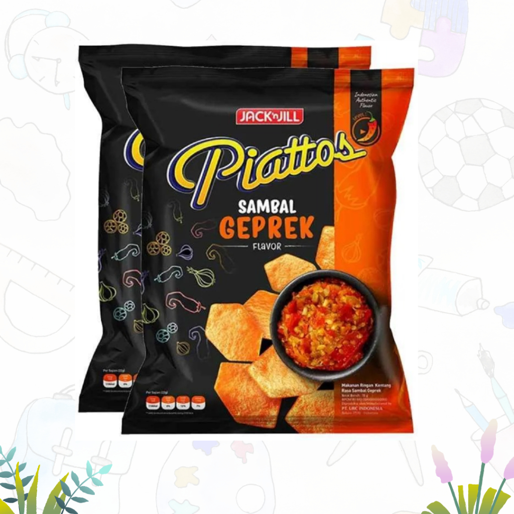 

Piattos Snack Kentang Rasa Sambal Geprek 120gr (pcs)