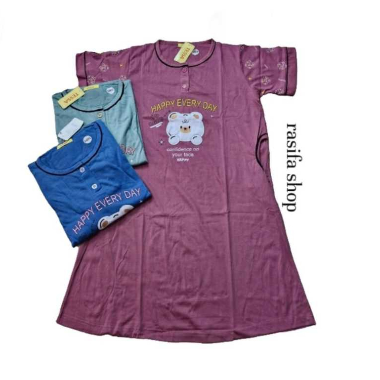 Daster Tessa Standar / Daster Tidur Berkualitas / Piyama Dewasa Baju Tidur Perempuan