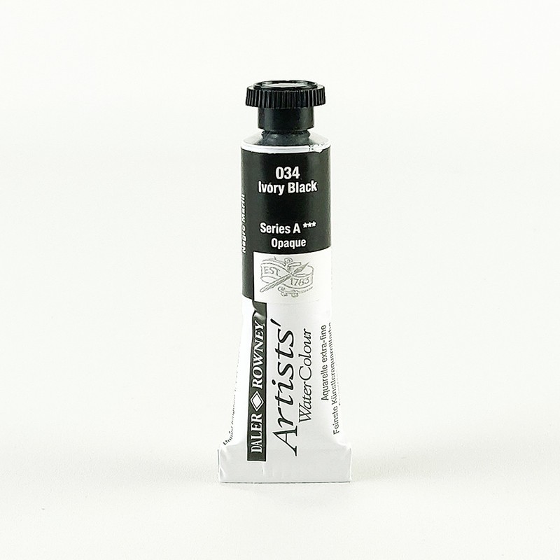 

Daler-Rowney Artists Watercolour 5ml Seri Black & Grey- Cat Air