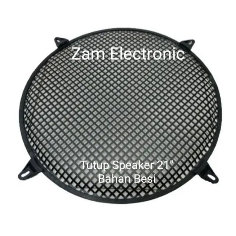 Grill Tutup Speaker 21" Bulat Bahan Besi Tutup Speaker 21 Inch