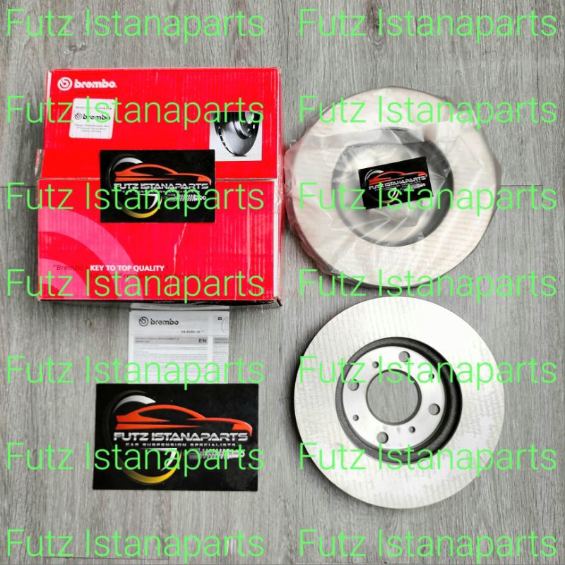 Disc Brake Piringan Rem Cakram Depan Merk BREMBO Honda Jazz GD3 / New City Th 2003 - 2008 Original
