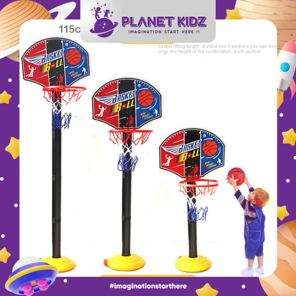 PLANETKIDZ FK189 Mainan Ring Basket Anak Bola Basket Anak Basketball KADO HADIAH ULANG TAHUN USIA UM