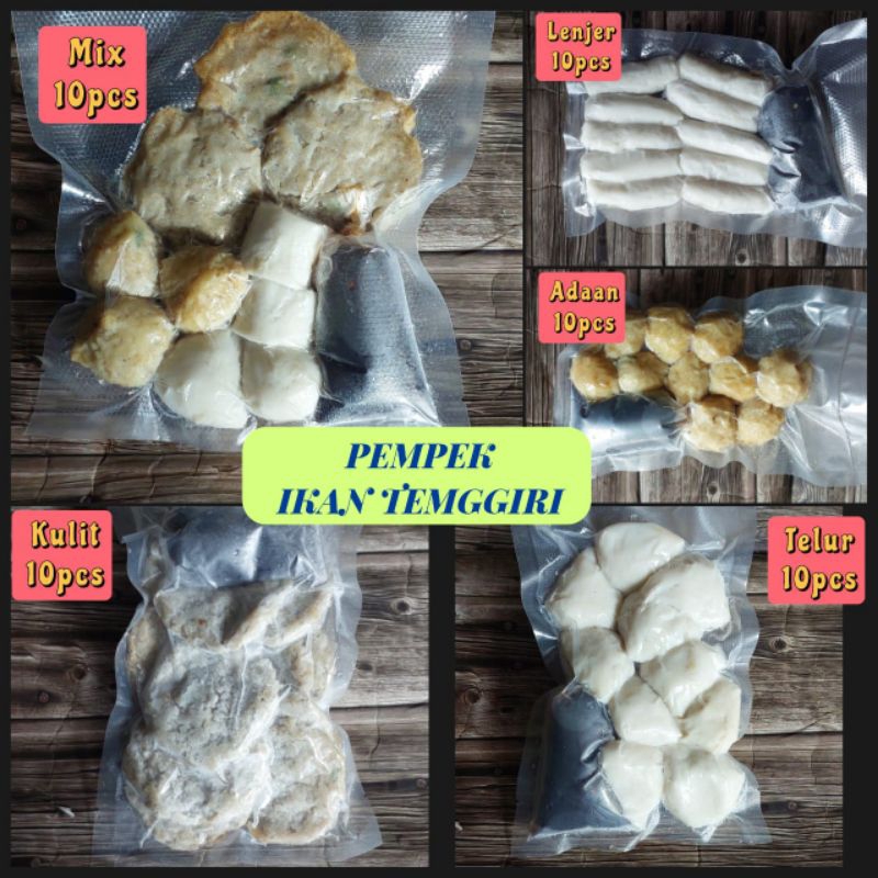 

PEMPEK IKAN TENGGIRI 10 PCS PEMPEK FROZEN