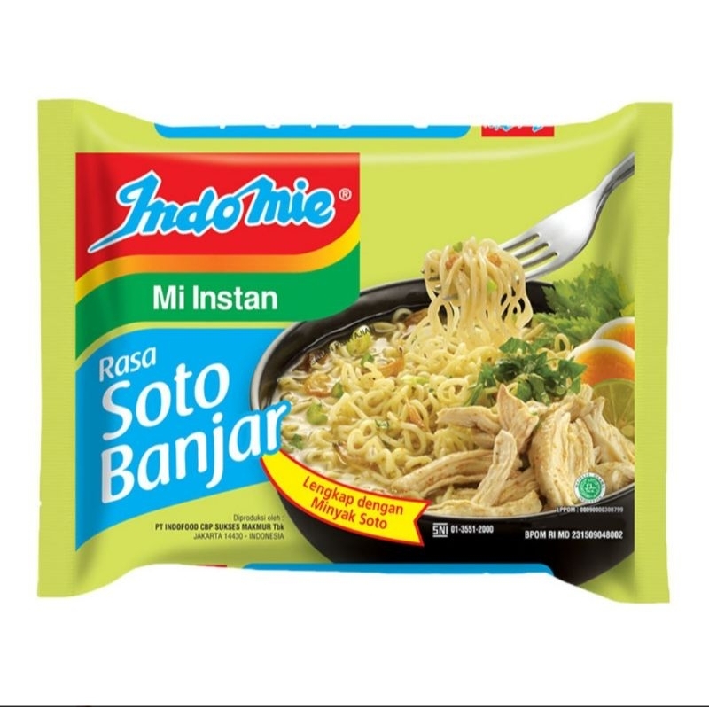 

Indomie Mie Instan Soto Banjar 69 g