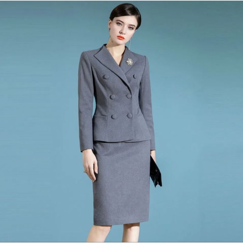 Setelan Blazer Kantor Wanita/Blazer Kerja Wanita