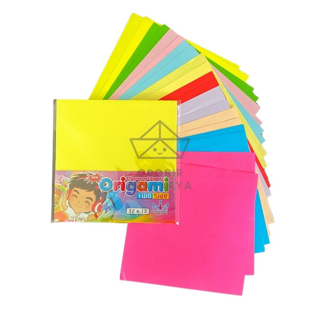 

12x12 cm Kertas Lipat Origami Paper Bolak Balik 2 Sisi Warna Warni Centimeter Lipat Motif Papercraft Craft Crafting Diy Handcraft Kerajinan Prakarya Art Color Seni Kesenian Kertakes Perlengkapan Peralatan Stationery Tools Tk Sd Grosir Prakarya Malang
