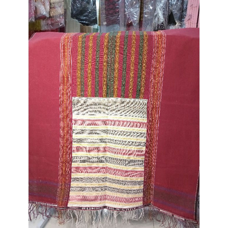 jual Ulos pucca /ragi hidup/ulos paccamot kombinasi hijau merah terbaru harga terjangkau
