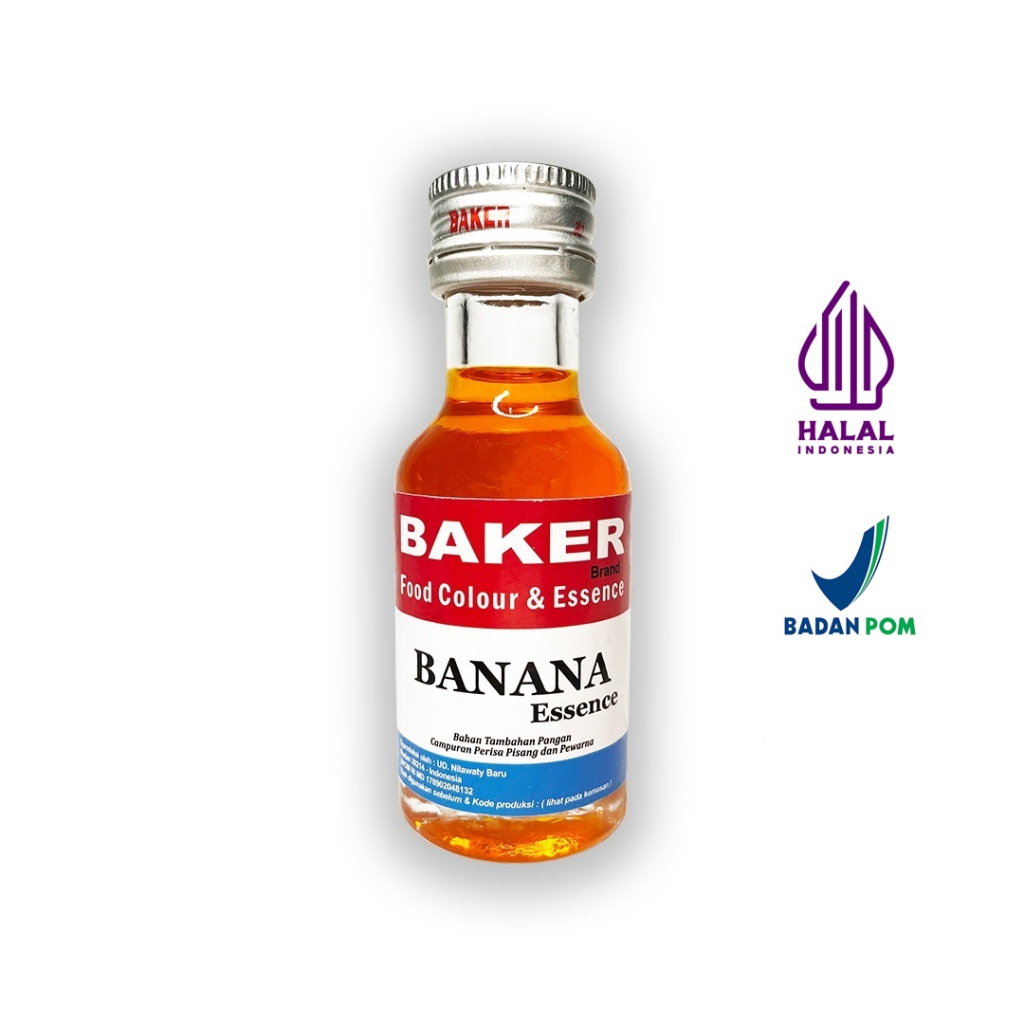 

Perisa Kue / makanan / bahan kue Banana Essence Baker MS ( 28ml ) Halal