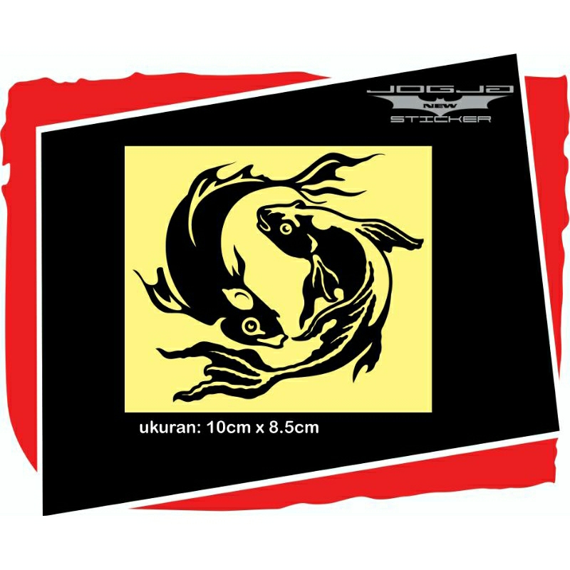 

Sticker Ikan Bagus Murah dan Berkualitas, Original cutting. warna Phospor (nyala jika kena cahaya)