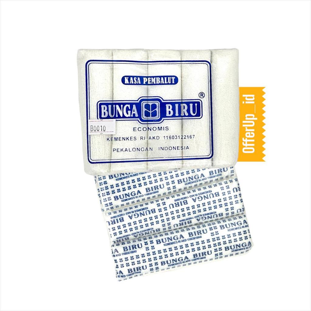 KASA PERBAN  BUNGA BIRU PANJANG PENDEK