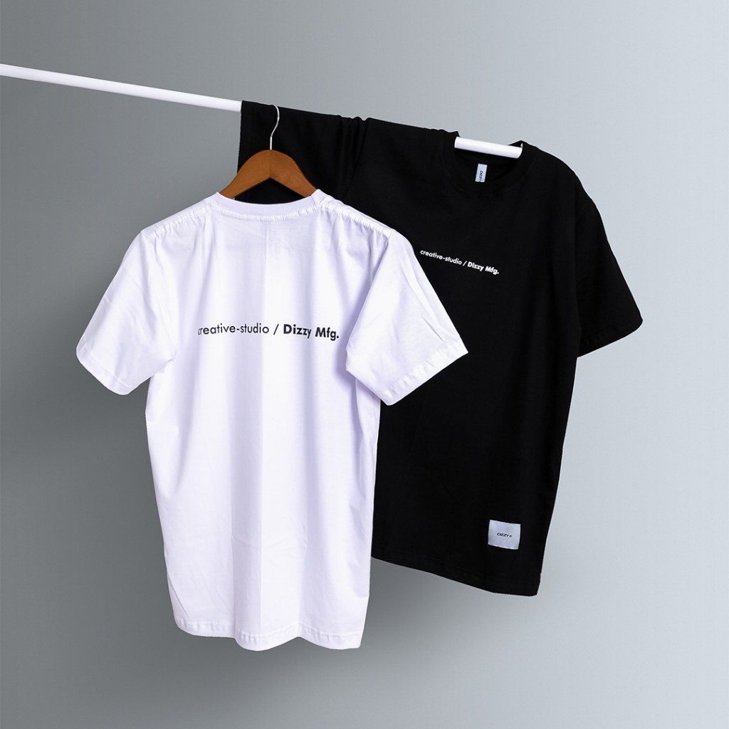 DizzyMfg - Tshirt Creative White Black