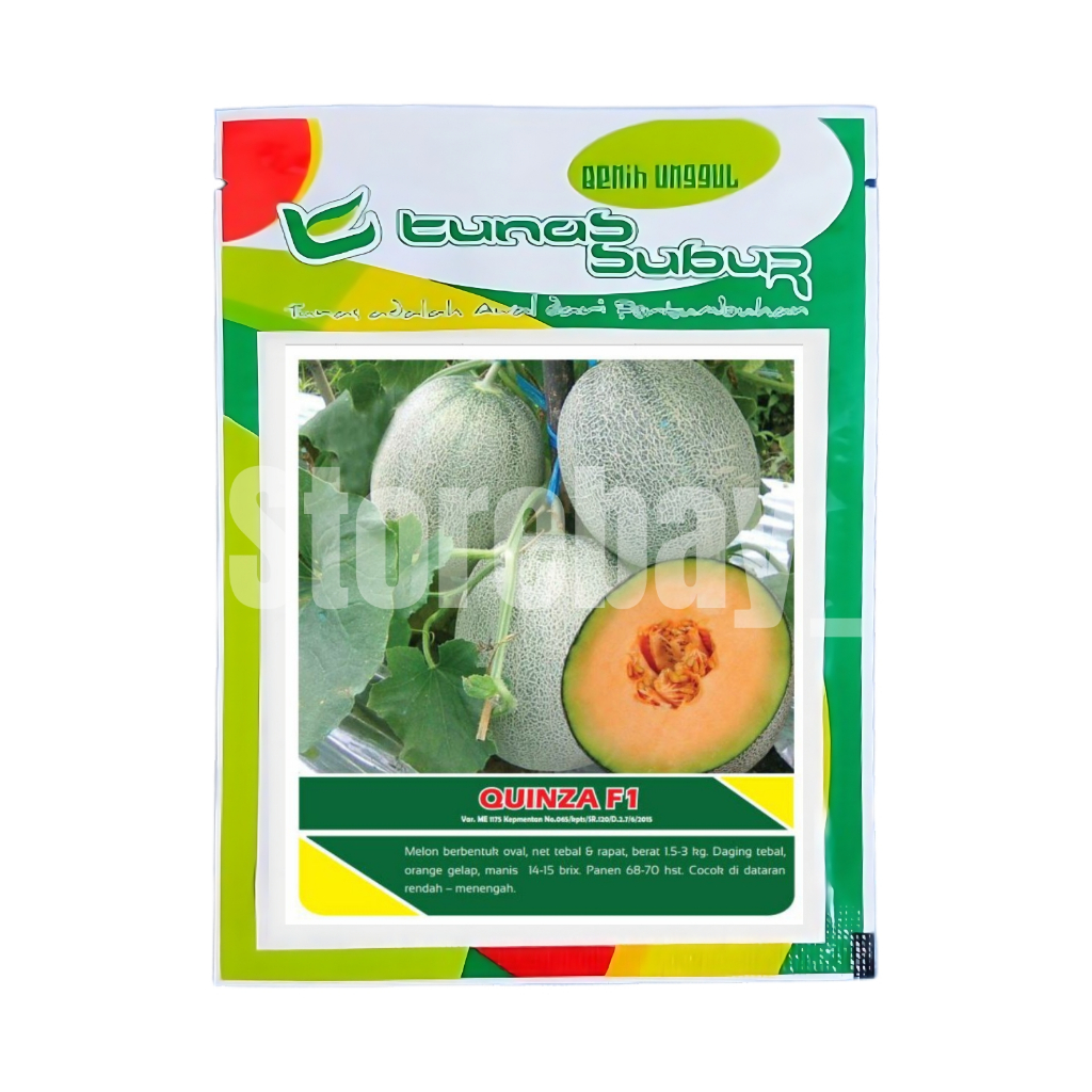 TUNAS SUBUR Benih Melon QUINZA F1 20 Gr - Benih Melon