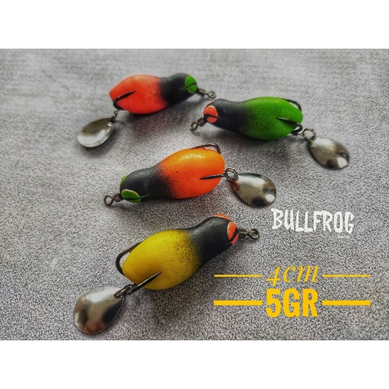 Umpan Gabus Soft Frog BullFrog 4cm