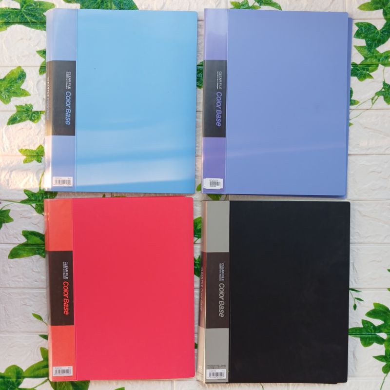 

KING JIM Clear File Color Base 132CW A4-S Ukuran A4 Isi 40 Pockets