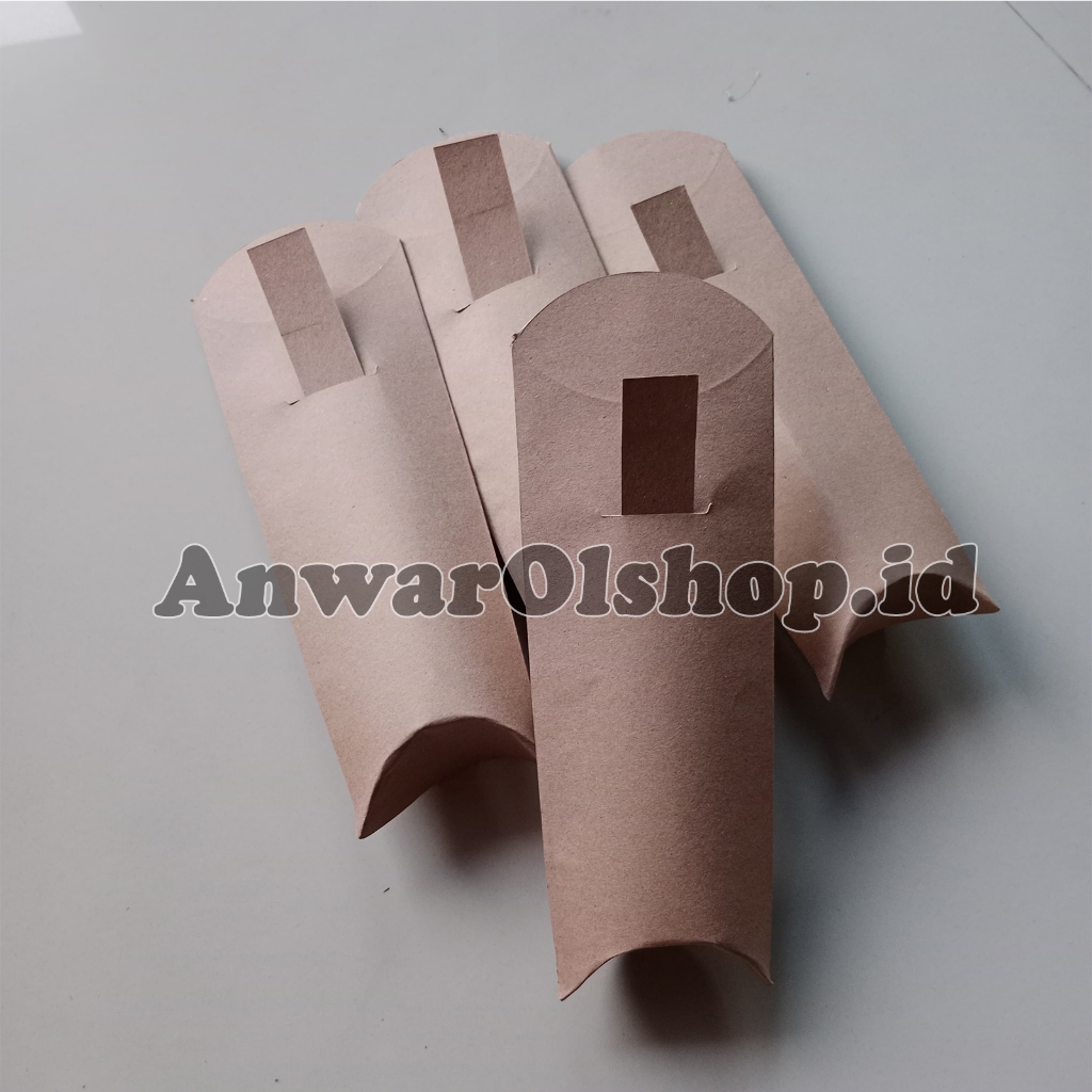 

Kemasan kebab mini coklat polos ukuran 21x8 cm isi 100 pcs