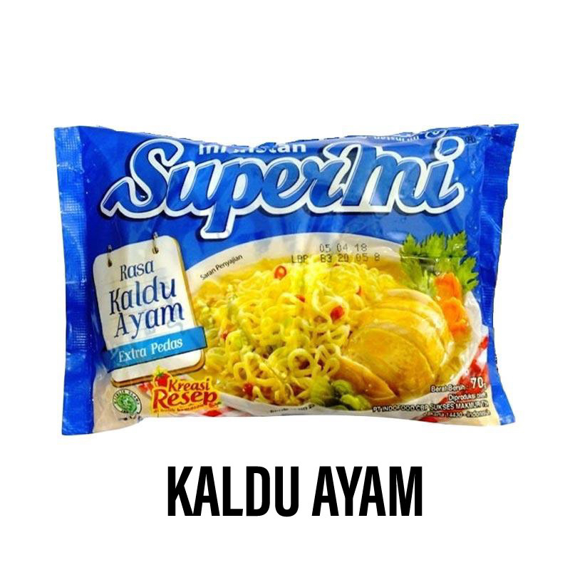 

Mie Supermi - Mie Instan rasa Kaldu Ayam